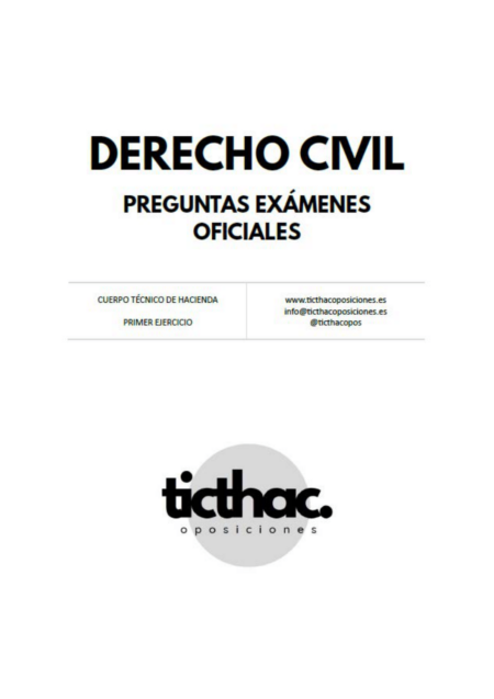 preguntas resueltas derecho civil examenes oficiales oposicion thac