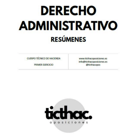 resumen derecho administrativo oposiciones tecnico de hacienda