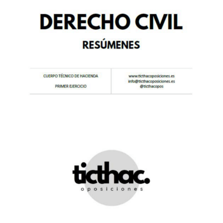 resumenes derecho civil oposiciones tecnico de hacienda primer examen